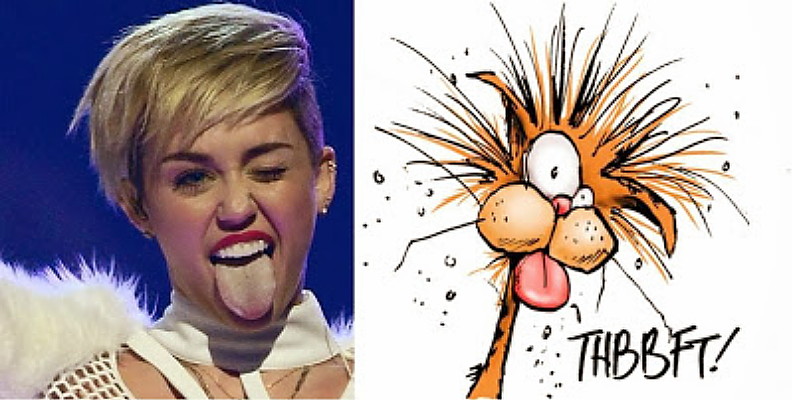 Miley Cyrus & Bill the Cat