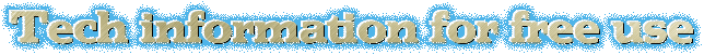 Tech information for free use