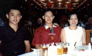 Siblings - Ah Hong; Ah Yeow and me