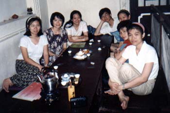 Tea house gathering on 26th Dec 1998
