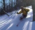 Tree skiing at Stowe