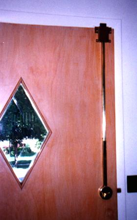 mounted dual-deadbolt lock