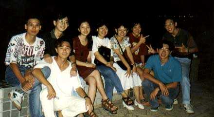 Mini gathering in Penang in 1998.