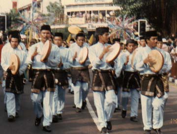 Malay kompang performance