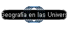 Geografa en las Universidades