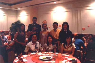 Wedding banquet at Crown Prince, 27th December 2002