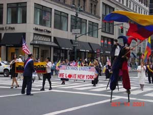 Came across a parade at the Avenue