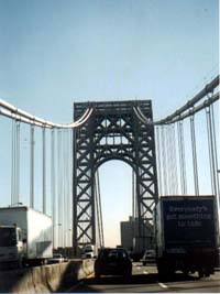 George Washington Bridge, connecting New York & New Jersey