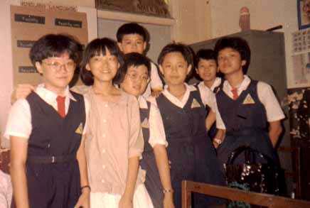 A snap with my favourite teacher, Tan Swee Poh alias SamPah Tan.