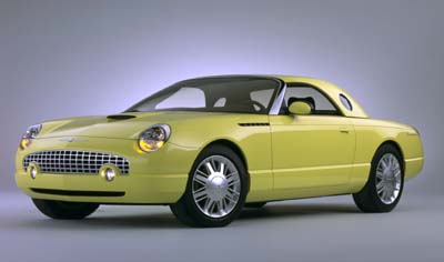 Click On The 2002 Ford Thunderbird To Enter Web Site