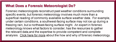 Clickable Image -- What Is Forensic Meteorology?