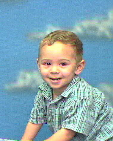 Elias spring 2001 with the blue sky