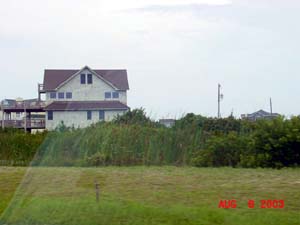 Beach houses at Ocean Front