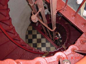 Inside Cape Hatteras Lighthouse