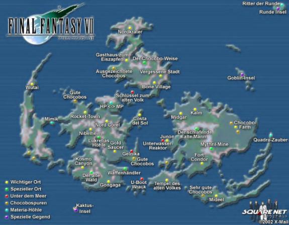 Weltkarte FF7