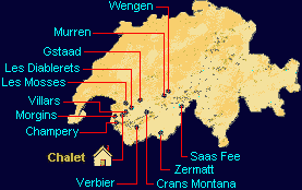 Ski Resorts near Swiss chalet - Switzerland