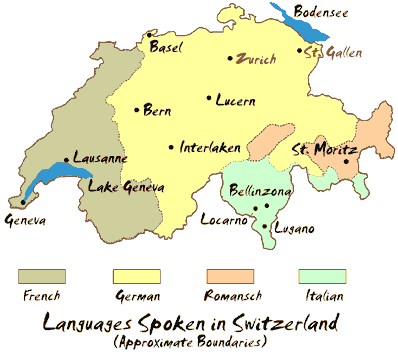 City Map of Switzerland