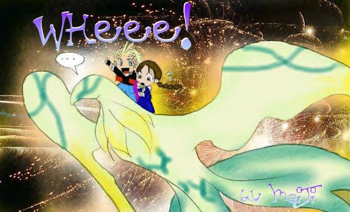 Heier Ritt auf Quetzacotl ...