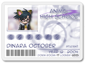 My Anime High School ID!!!