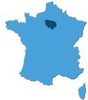 Click for map of Ile-de-France region