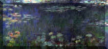 Claude Monet - Green Reflection (left half).jpg (57415 bytes)
