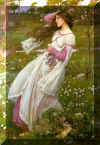 John William Waterhouse 1849 - 1917, Windflowers.jpg (93892 bytes)