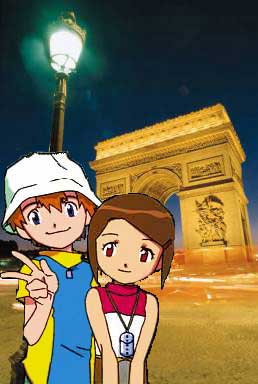 More Paris pictures, they're at the Arc de Triumph here