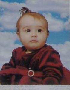 My daughter Vicky at 2 years of age.