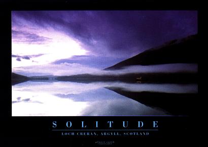 'Solitude' - Poster in association with allwall.com