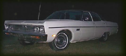 Looming in the night - 1969 Fury III