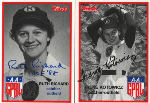 Happy 83rd birthday to Sarah Jane Salty Ferguson!! Salty was a right  fielder/catcher for the Rockford Peaches from 1953-'54. When Salty was in  high school she would tell everybody that she was