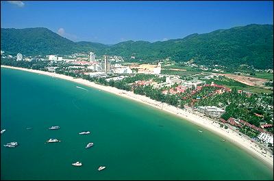 Standardvy �ver Patong Beach