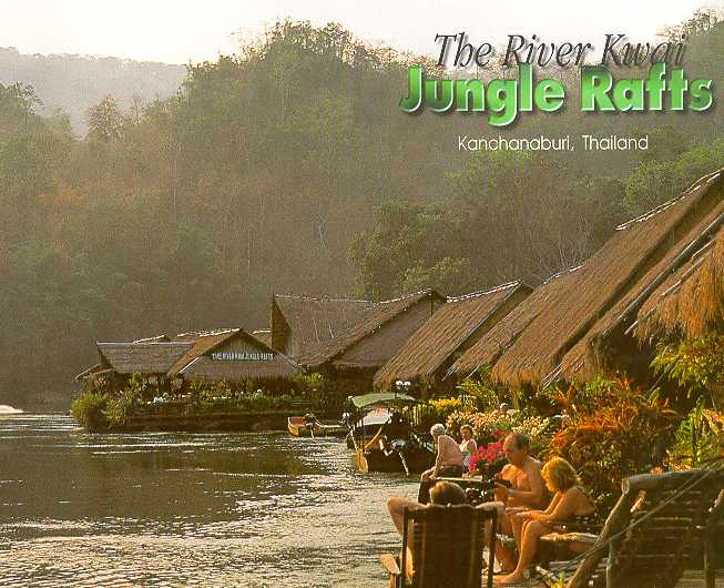 Den lilla byn, delvis p� flottar