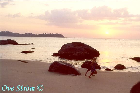 Solnedg�ng i Khao Lak. Foto: Ove Str�m