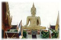 Buddhastatyn som har gett namn till stranden