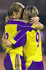 Berglund & Corneliusson firar ett av m�len