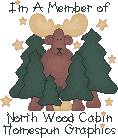  I Am A North Wood Cabin Homespun Graphics Member