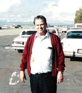 Wayne Burger on his last day at LUKE AFB