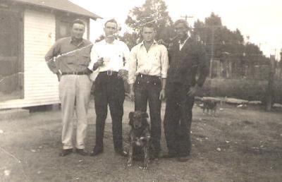 Bill Rogers Sr., Dick Gardner, Homer Morrison, Perry Crook