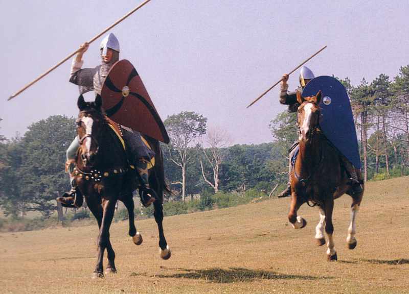 Pursuing Norman knights Pursuing Norman knights