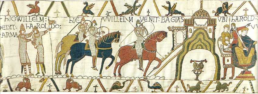 William knighting Harold (on left)