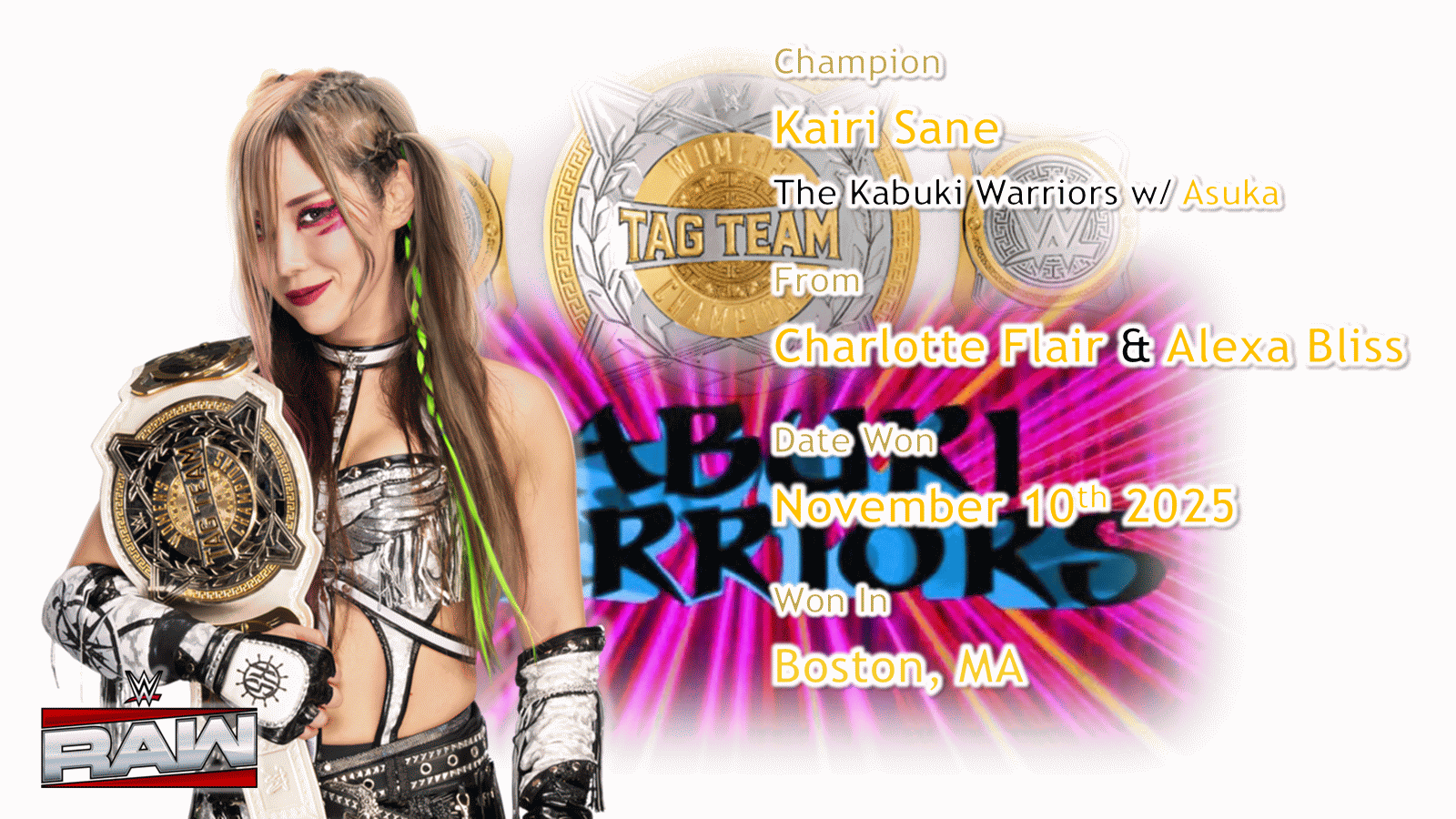 Kairi Sane (Women's Tag Team Champion)