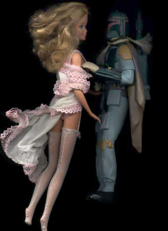 'Oh, Boba Fett, your blaster is *sooo biig*...'