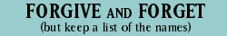Forgive
