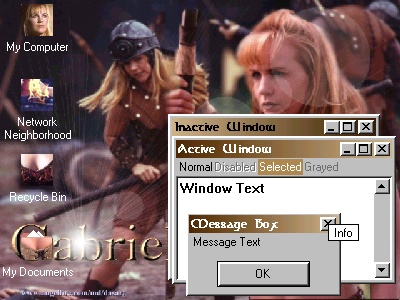 Gabrielle Desktop Theme