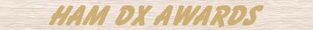 Ham DX Awards
