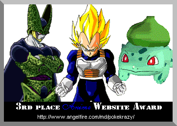 3rd Place Anime Site Award