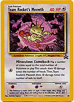 Image-Team Rocket's Meowth Card