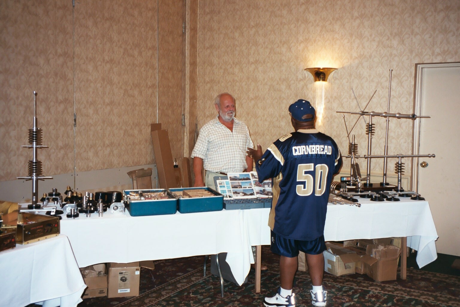 Cornbread checking out Star Gun's