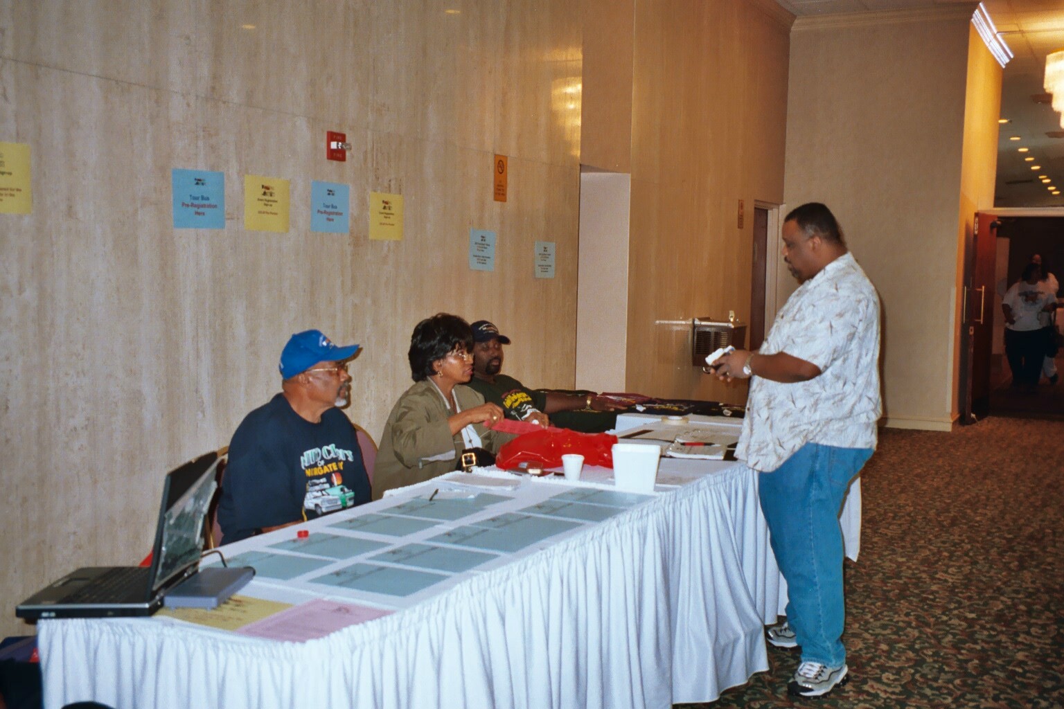 Jail Bird at registration